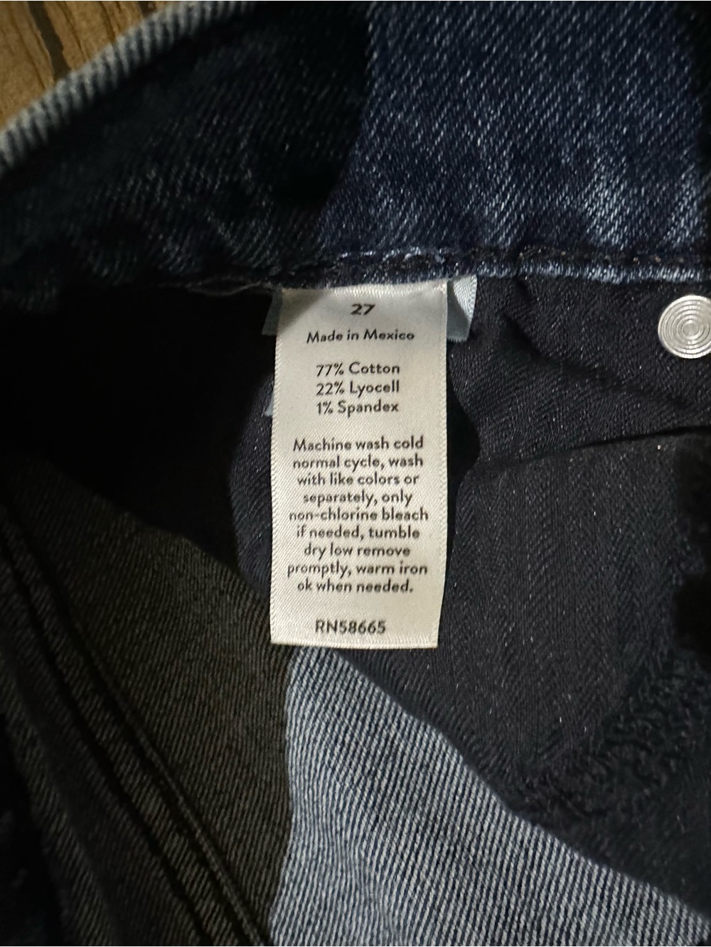 Nordstrom Women's Wide Leg Jeans in Medium Blue Wash - Picture 5 of 5